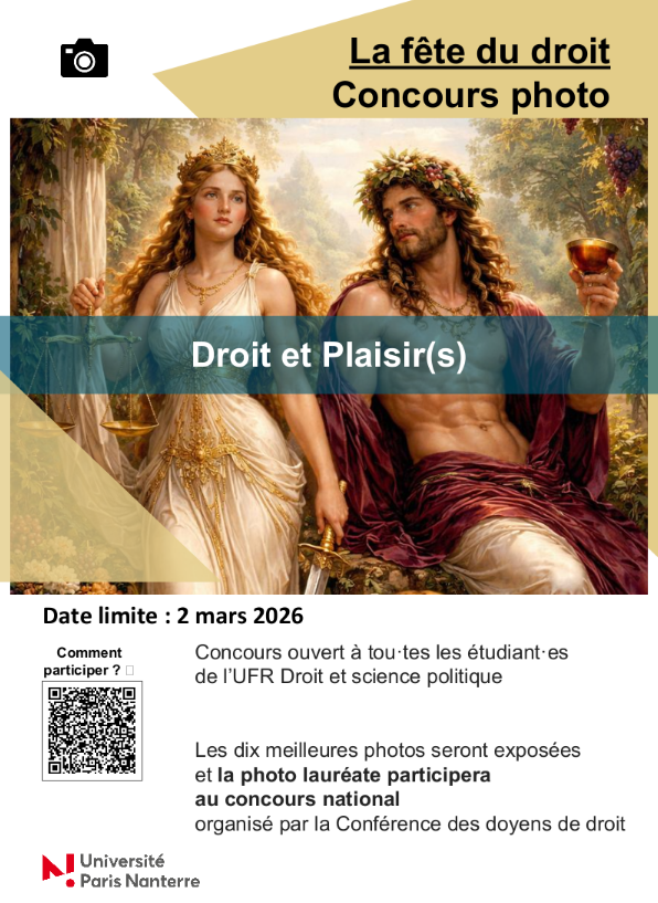  Fête du droit – CDDSP Concours national de photographie