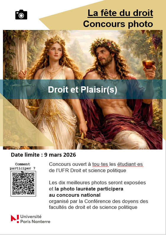  Fête du droit – CDDSP Concours national de photographie