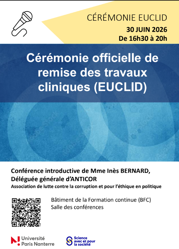  Cérémonie officielle de remise des travaux cliniques (EUCLID)
